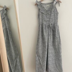 Doen Black and White Floral Dress